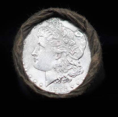 1881 & 1882 $10 Morgan Silver Dollar Sealed Roll — GEM BU/BU