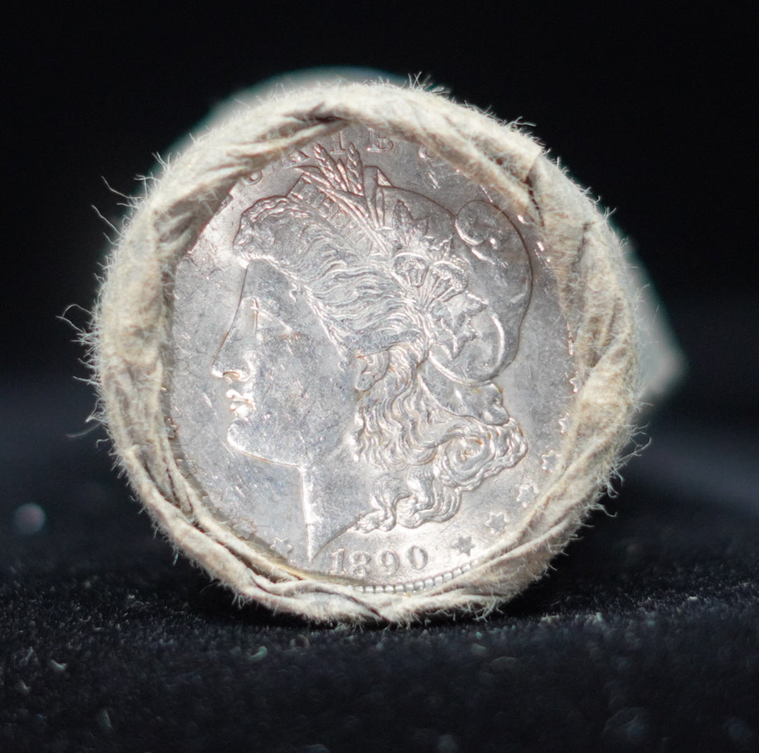 1890 & 1891 $10 Morgan Silver Dollar Sealed Bank Roll — GEM BU/BU