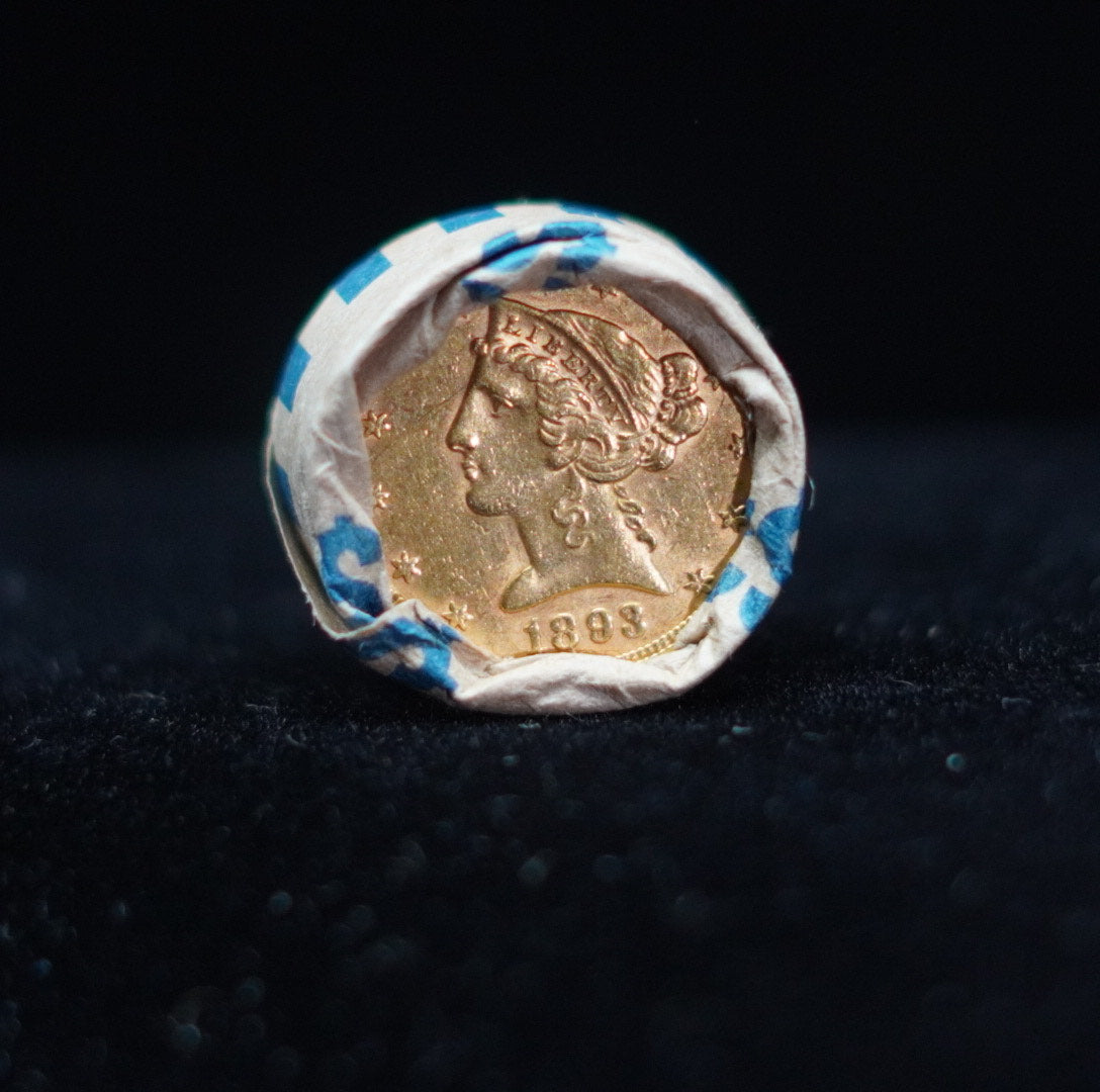 Roll of 5 QTY $5 Mixed Gold GEM BU/BU