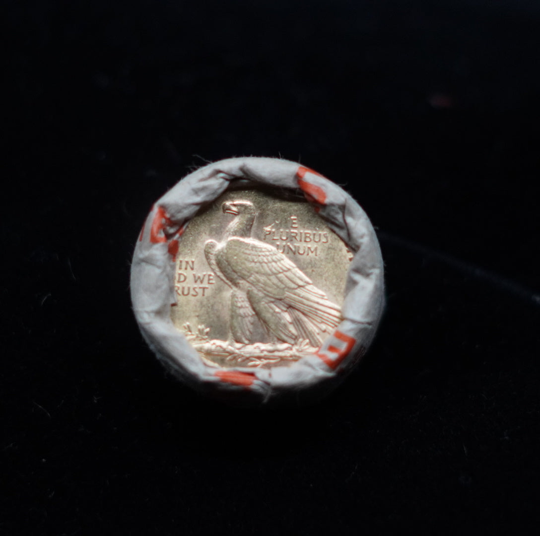 Roll of 5 QTY $2.5 Mixed Gold GEM BU/BU