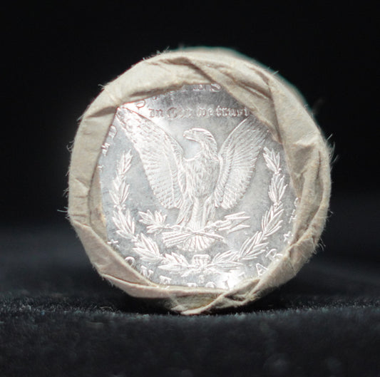 S & S $10 Morgan Silver Dollar Sealed Bank Roll — GEM BU/BU