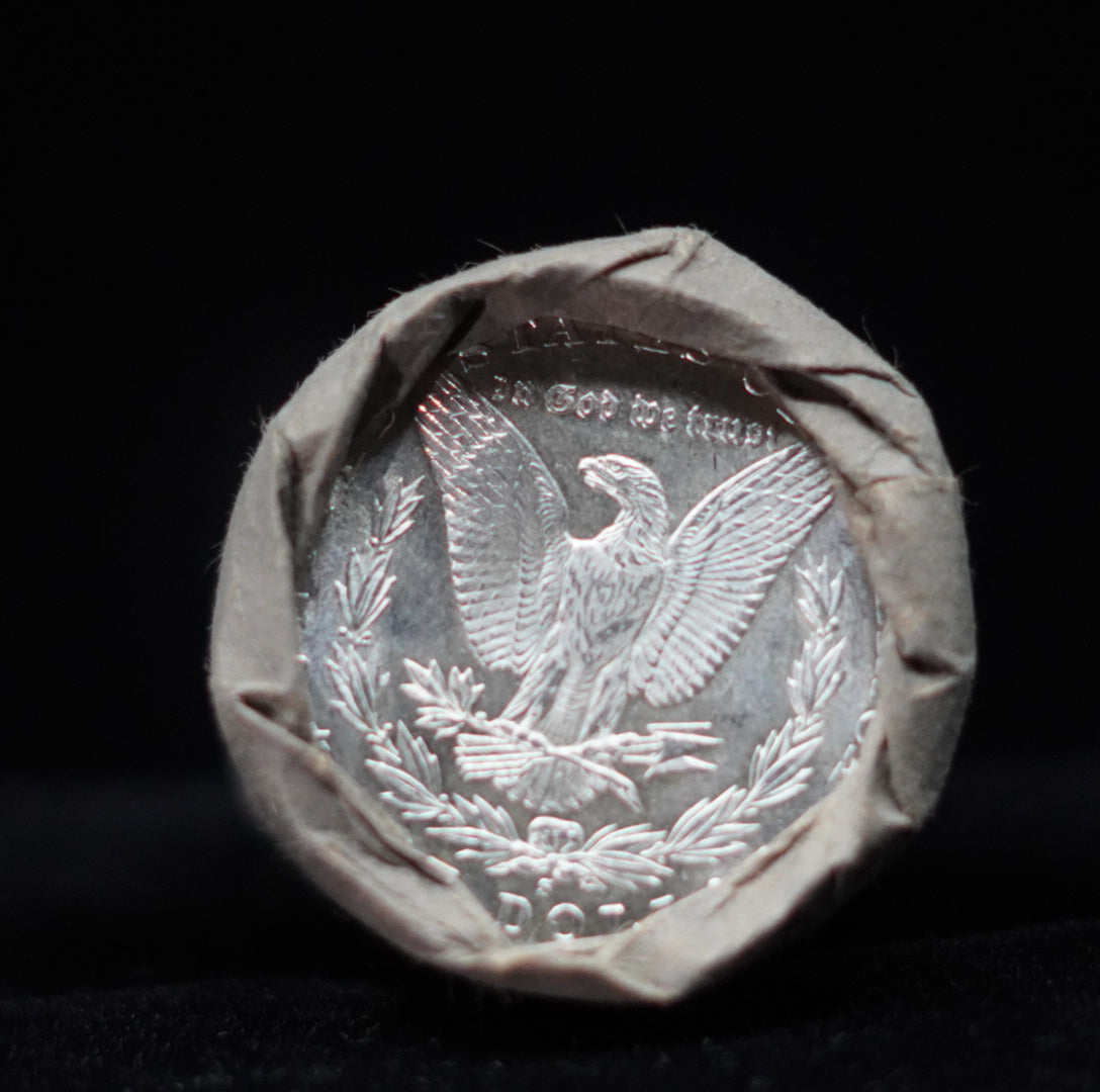 S & S $10 Morgan Silver Dollar Sealed Bank Roll — GEM BU/BU