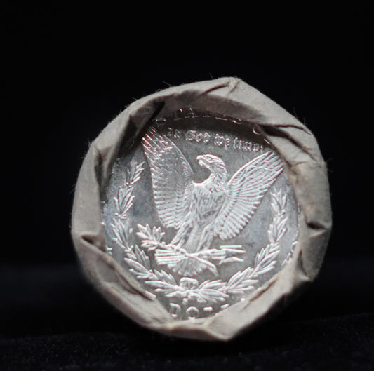 S & S $10 Morgan Silver Dollar Sealed Bank Roll — GEM BU/BU